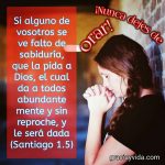 Santiago 1:5-8 - Oración por sabiduría de Dios