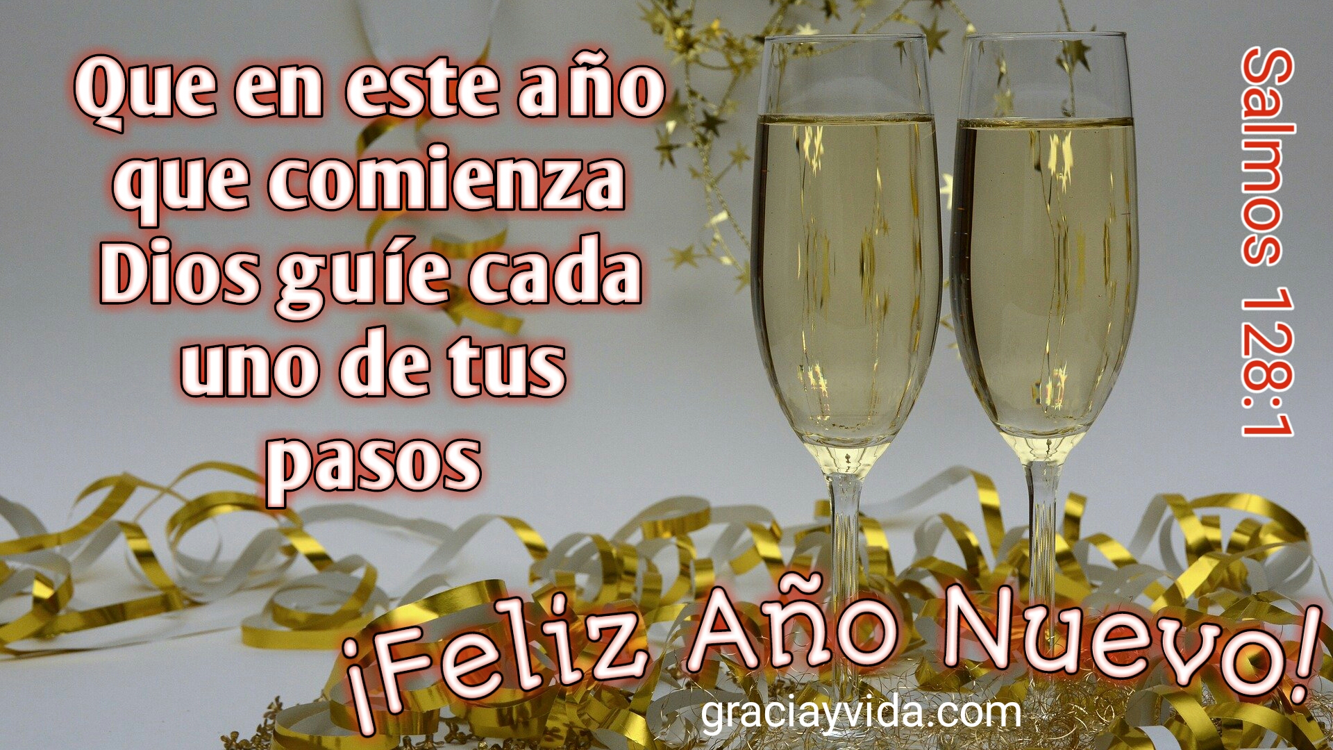 Postales cristianas de año nuevo