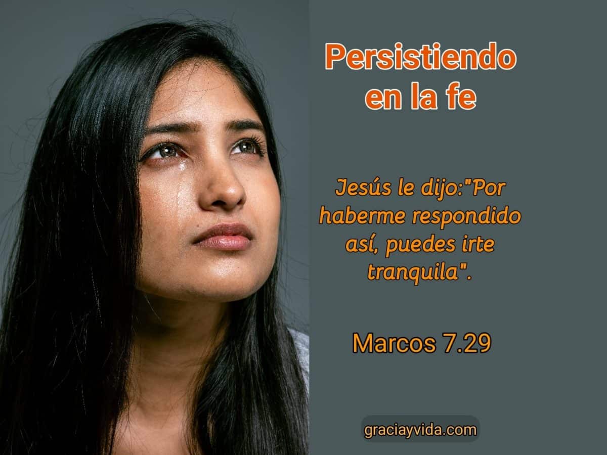 Persistiendo en la Fe