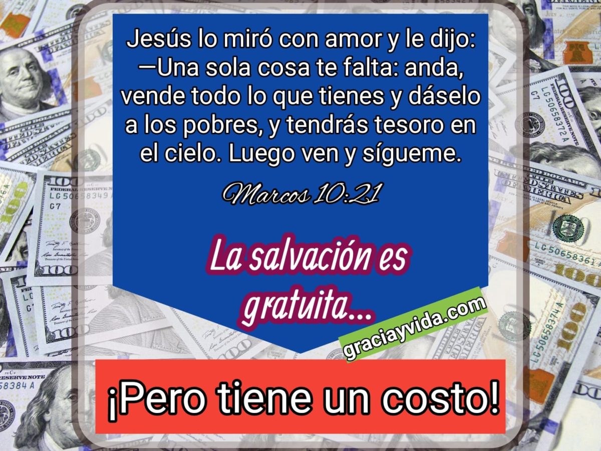 Costo de tu Salvación