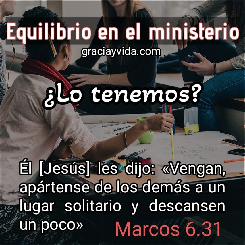Equilibrio en el ministerio