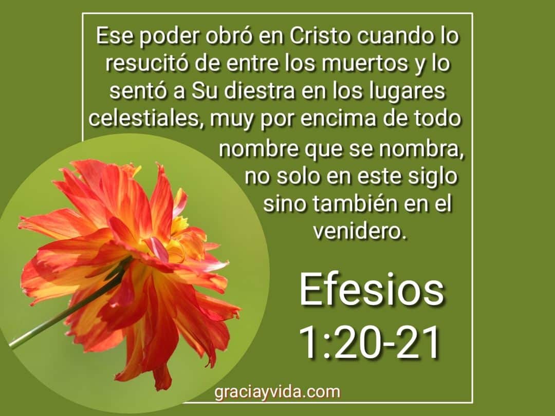 Efesios 1:20-21: Poder que obró en Jesús