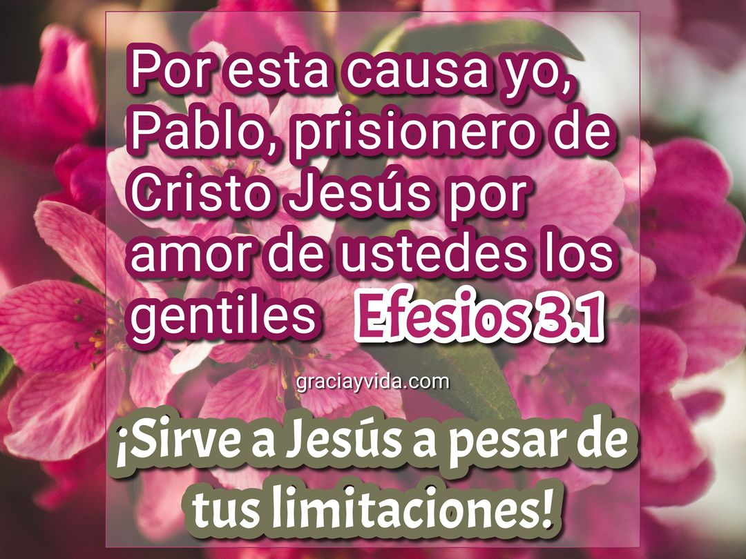 Efesios 3.1: Pablo prisionero de Cristo Jesús