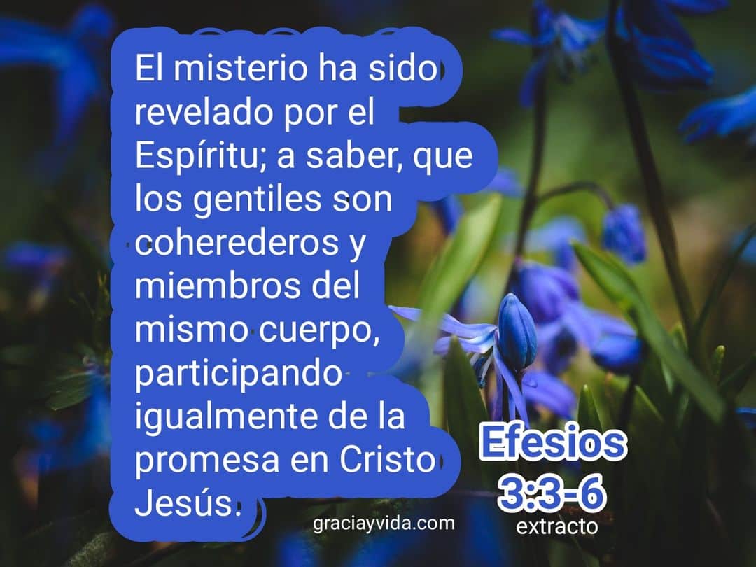 Efesios 3.4-6 Misterio de los coherederos en Cristo